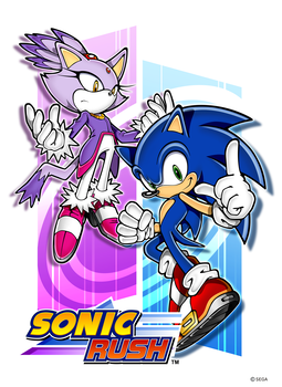 Sonic Rush Official Artwork